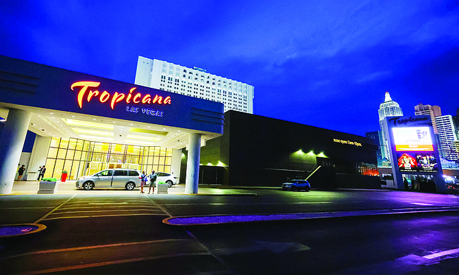 Tropicana hotel-casino seen on Tuesday, May 9, 2023.