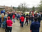 EHS students walk out to pay silent respects to murdered teens