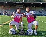 Cruisers Hanly and Evans play in all-star football showcase 