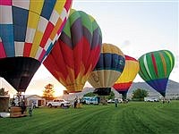 Hot air balloons gathered for 7th annual event