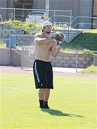 Jace Billingsley holds “Up from the Mucc” youth football camp