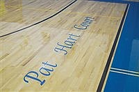 Lowry gym floor gets new look