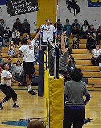 “He-Man” volleyball draws a large crowd for Homecoming week