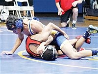 Buckaroo wrestlers hold off Mustangs in senior night dual