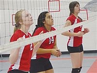 Warrior volleyball dominates at home