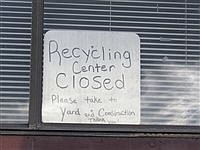 County landfill suspends recycling program