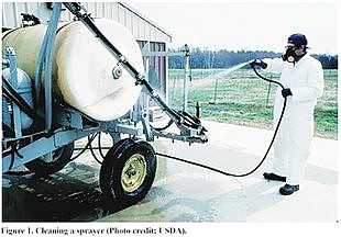 Winterizing spray equipment