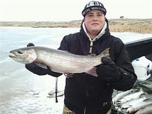 Ice fishing in Nevada