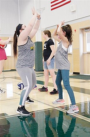 Battle Mountain Junior High students get some work in with clinic