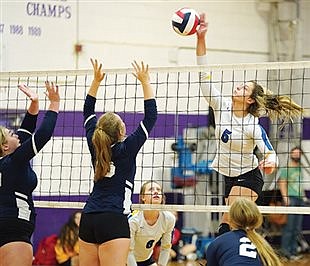 Lowry volleyball opens up in Yerington