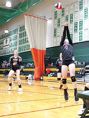 Pershing County volleyball team drops crossover game in Fernley