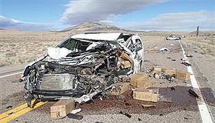 Fatal Crash on US93A, approximately 28 Miles South of W. Wendover