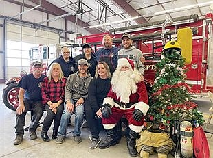 The LVFD spreads Christmas cheer