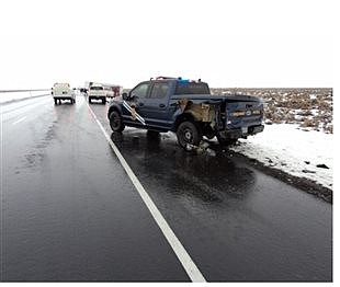 Two Highway Patrol vehicles hit within week