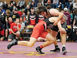 Pershing County wrestlers spar in Sparks