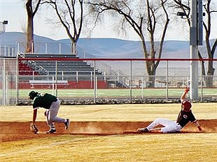 Pershing County baseball team drops three games to Incline