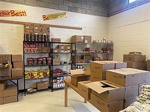 District’s food pantry provides groceries to local households with students