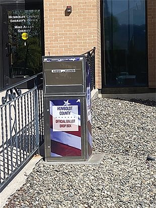 Humboldt County’s first permanent ballot drop box installed at the courthouse