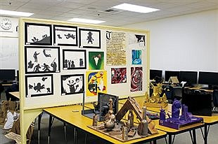 Highlighting students in art and CTE classes