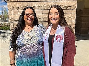 GBC Native American students presented with graduation stoles