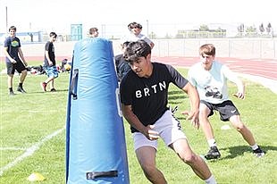 Spring practice underway for Lowry football team
