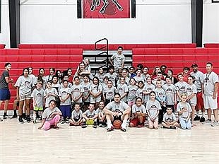 Future Mustangs hoop it up at camp