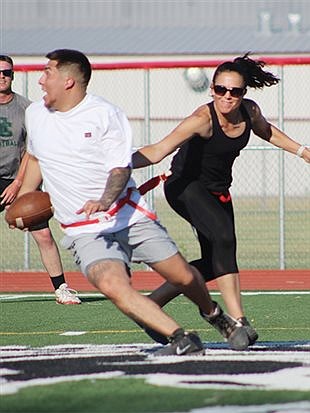 Flag football puts fun in fundraiser