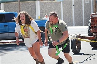 Frontier Days feats of strength