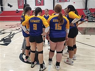 Lowry volleyball closes out preseason in Yerington