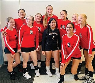 Pershing County volleyball team aces Yerington tournament