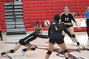 Pershing County volleyball beats Incline