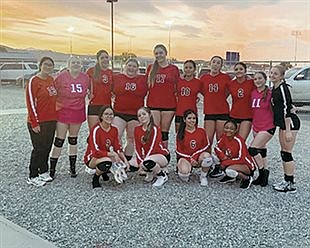 Pershing County volleyball team closes season at 2A regional tournament