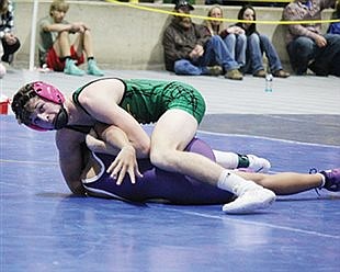 Scherer wins at 113 pounds for Battle Mountain at Cody Louk Invitational