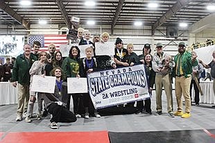 STATE CHAMPS Battle Mountain cruises to state championship; 21st in school history