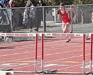 PCHS track team practicing for upcoming meets