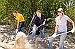 Newmont interns volunteer for community service projects
