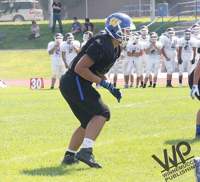 Lowry gets first look on the field with scrimmage against Elko