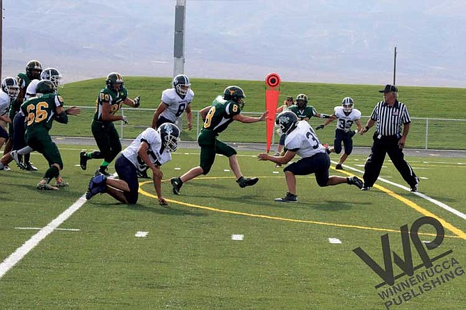 Longhorn JV cruise to victory over White Pine 41-0