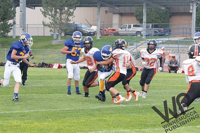 Lowry freshmen fall to Fernley in season-opener at home
