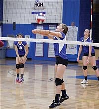 LHS JV volleyball wins two