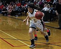 Lady Longhorns knock off Mustangs in home finale