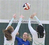 Lady Bucks upset Greenwave in four sets