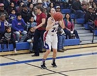 Lady Bulldogs come up short against Braves, rout Railroaders