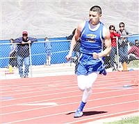 Lowry turns in handful of first-place finishes in home track meet
