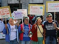 March for Science, Reno draws a crowd: One family marches for physicist father