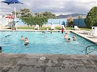 Badgers celebrate with pool party 