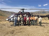 Search and rescue trains with HGH helicopter