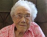 Happy birthday Irva — 100 looks good on you!