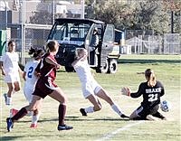 Lady Bucks fall to Indians in  league action