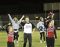 Pershing County spirit squad chases chill; provides thrill